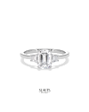 SLAETS Jewellery Ring Trilogy 1.19ct Emerald-cut Diamond (horloges)